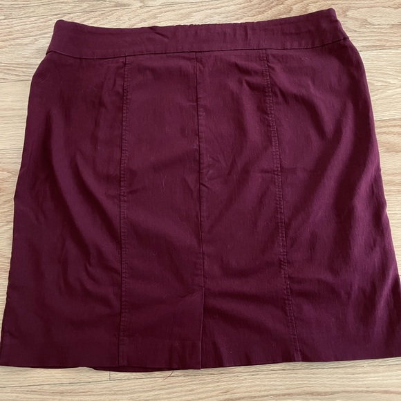 Reitman’s wine stretch skirt Sz 20 - Picture 4 of 5